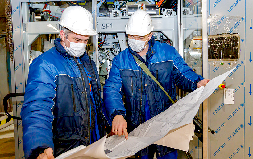 Монтаж оборудования по кристаллизации капролактама на заводе «Щекиноазот» 