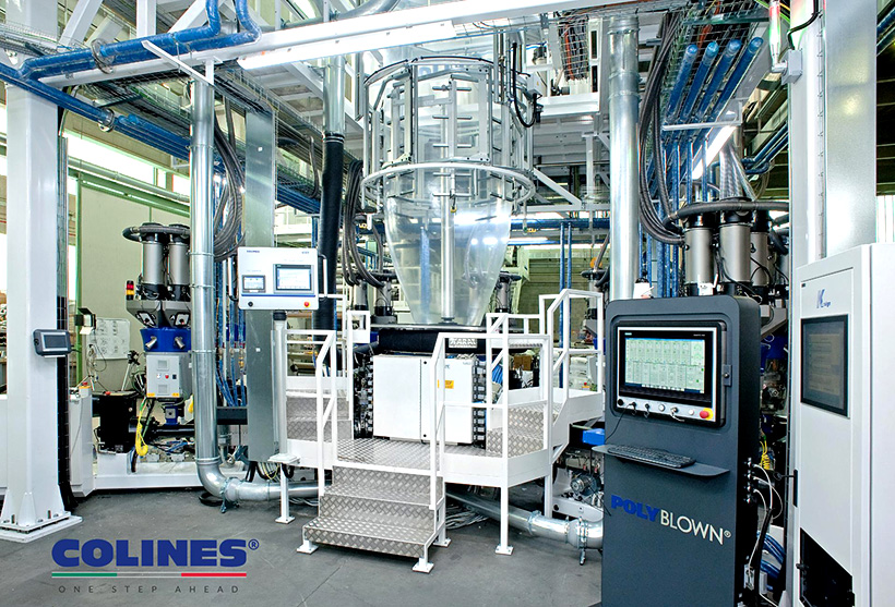 Новое семейство PolyBlown оборудования для экструзии пленки с раздувом компании Colines может быть сконфигурировано для выпуска от 3 до 11 слойных пленок
