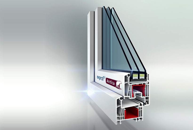 Новая шестикамерная оконная система из ПВХ производства «Экспроф» для изготовления энергосберегающих окон в сегменте комфорт