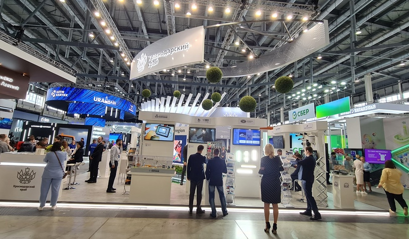 Стенд Краснодарского края на выставке «Иннопром-2022»  