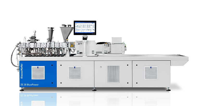 Новый новаторский processControl повышает эффективность производства на двухшнековом экструдере KraussMaffei ZE 28 BluePower