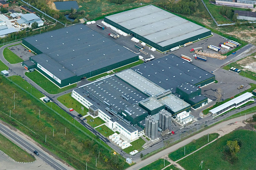 Завод Rehau по выпуску ПВХ-профилей в селе Гжель Московской области