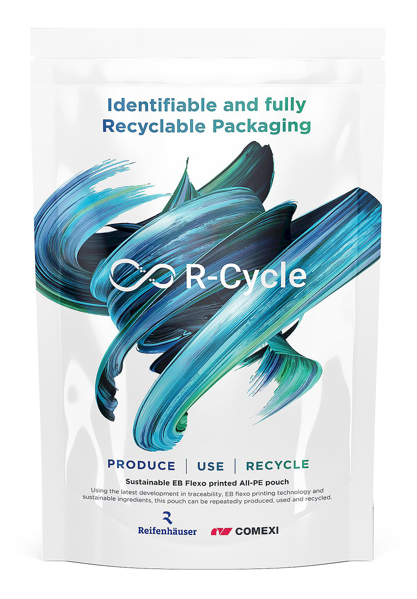 Пластиковая упаковка типа паучи (pouch) разработанная Reifenhauser в рамках проекта R-Cycle