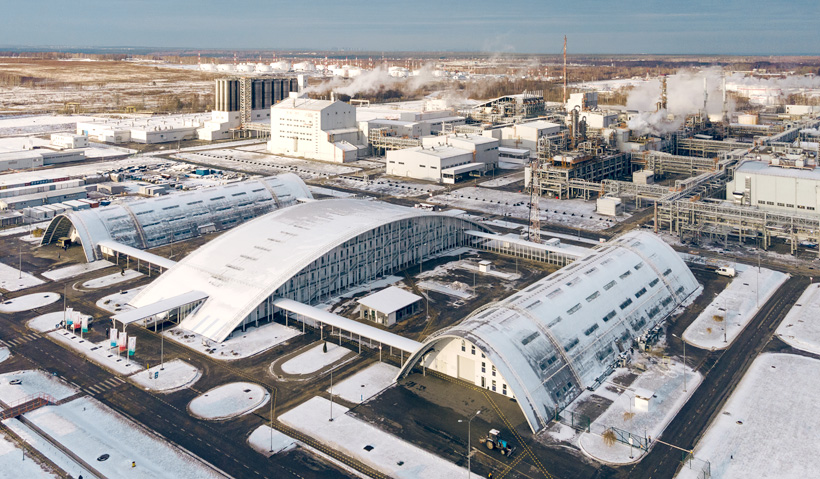 Производственный комплекс «РусВинил» в Кстово, Нижегородская область имеет мощности по выпуску ПВХ-С до 300 тыс. т и ПВХ-Э до 30 тыс. т в год 