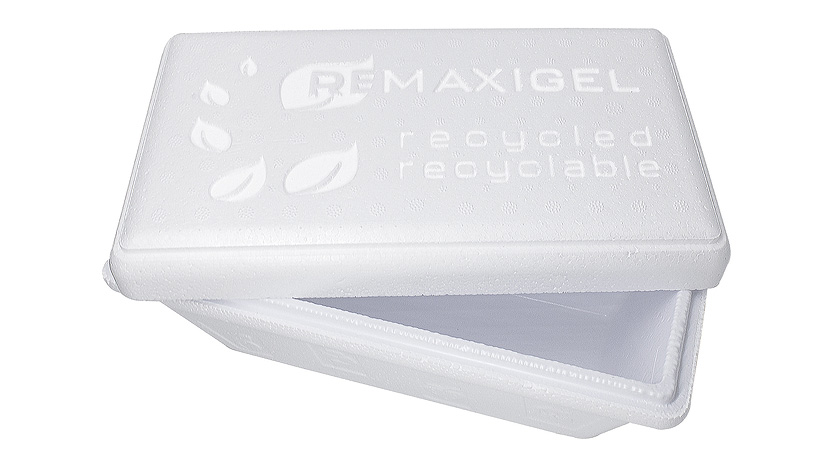 Коробка для мороженого RE-MAXIGEL из вспененного полистирола Styropor® Ccycled™