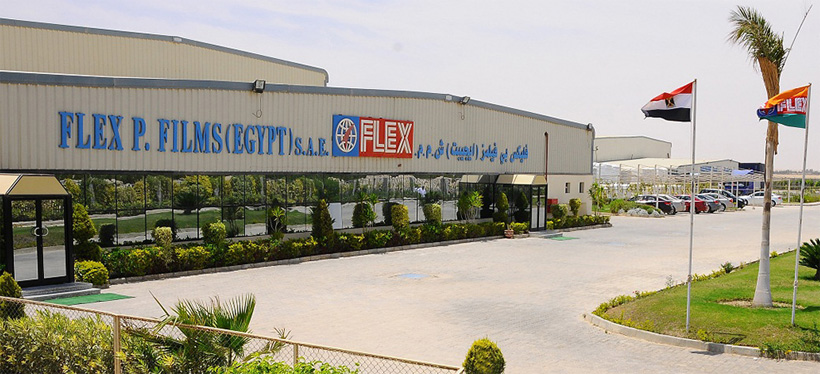 Завод Flex P. Films в Египте входит Uflex Group и имеет линию по производству БОПП-пленки мощностью 77 тыс. т в год, линию по выпуску БОПЭТ-пленки мощностью 30 тыс. т в год и линию по выпуску СПП-пленки мощностью 7 тыс. т в год