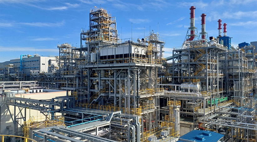 Завод по производству МДИ Kumho Mitsui Chemicals в Йосу, Южная Корея