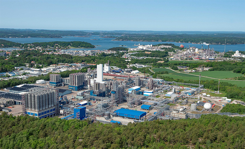 Производственный участок Borealis в Стенунгсунде, Швеция