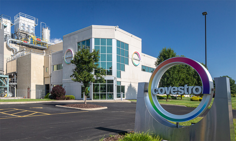 Производственная площадка Covestro по выпуску поликарбоната в Хеброне, США