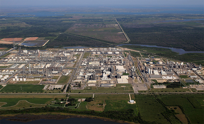 Нефтехимический кластер Formosa Plastics в Пойнт-Комфорте, штат Техас, Северная Америка