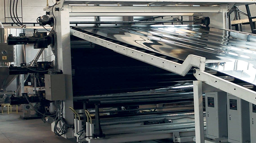 Производство геомембраны на заводе «ПСК Геодор»