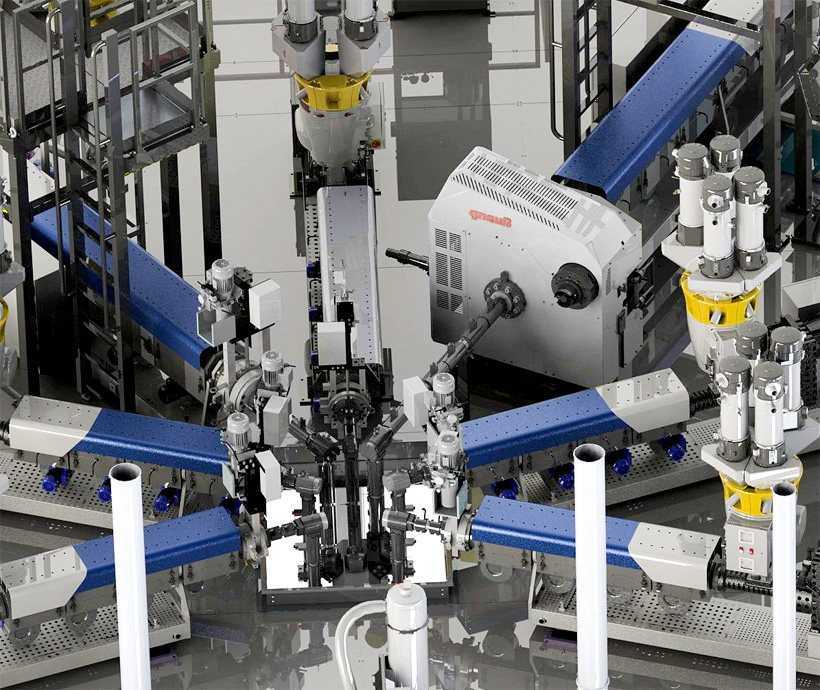 Экструзионная линия по выпуску пленки с системой фильтрации Gneuss RSFgenius в Европе