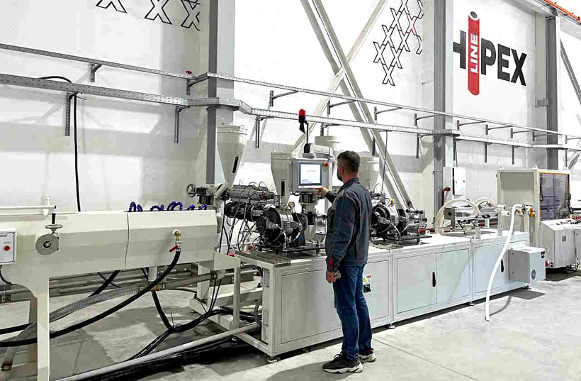 Экструзионная линия для выпуска полиэтиленовых труб на заводе «Хайпекс»