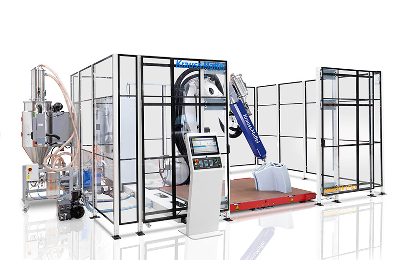 KraussMaffei powerPrint Flex — промышленное аддитивное производство с использованием робота