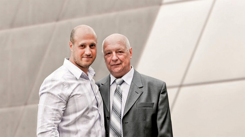 Глава группы компаний «ЛАВР» Алексей Лаврик с основателем LAVR, отцом Александром Николаевичем Лавриком