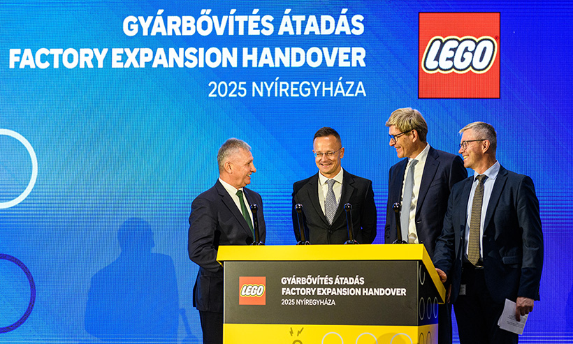 LEGO официально объявила о расширении производственных мощностей в Венгрии