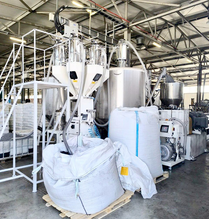 Дозирующий комплекс Plastron на производстве геомембран в Ярославской области