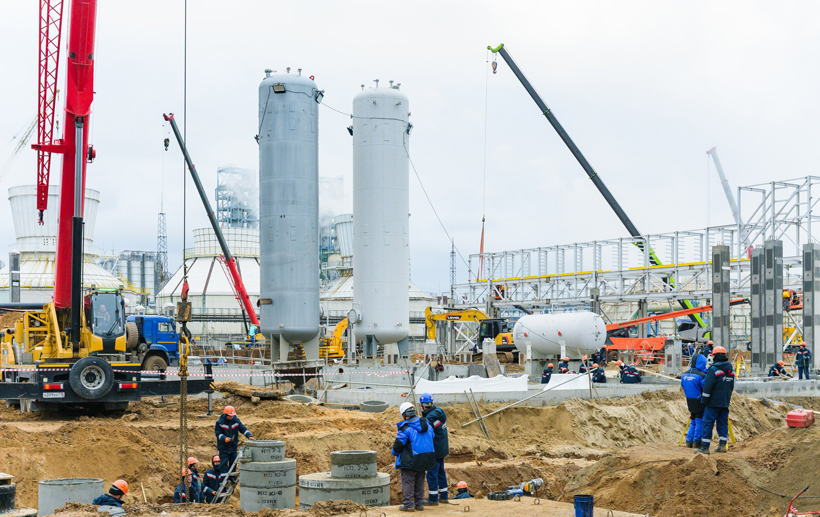 Строительство производства хромовых катализаторов СИБУРа в Казани, декабрь 2025 года