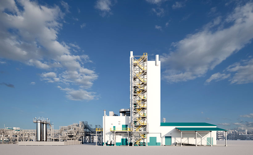 Производство катализаторов СИБУР в Казани, Татарстан (визуализация)