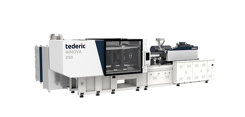 Термопластавтомат Tederic Machinery серии INNOVA с усилием смыкания 250 т представлен на выставке К 2025 в Германии