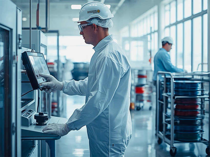 Производство филамента для 3D-печати на «Хабаровском механическом заводе» 