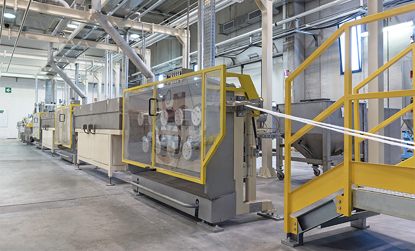 Пилотная линия Beaulieu по тестированию полиамидных волокон, автомобильных композитов и гигиенических волокон