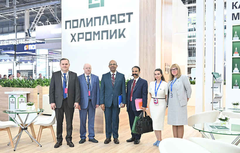 Стенд компании «Полипласт» на Международной выставки ИННОПРОМ 2026, Екатеринбург