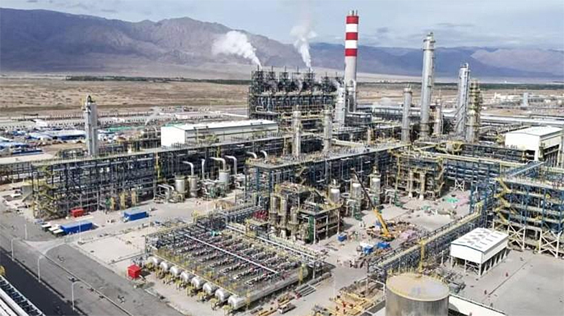 Нефтехимический комплекс Dushanzi Petrochemical в Синьцзяне, Китай
