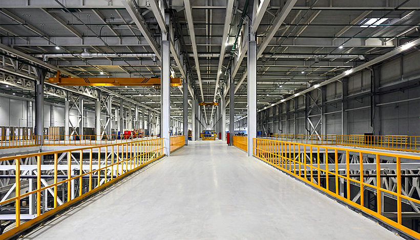 Площадка для производства светопрозрачных конструкций и модульных фасадов в Зеленограде