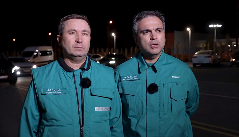 Генеральный директор предприятия «Нижнекамскнефтехим» Марата Фаляхова и председатель правления СИБУРа Михаил Карисалов сообщили о работе по ликвидации последствий возгорания