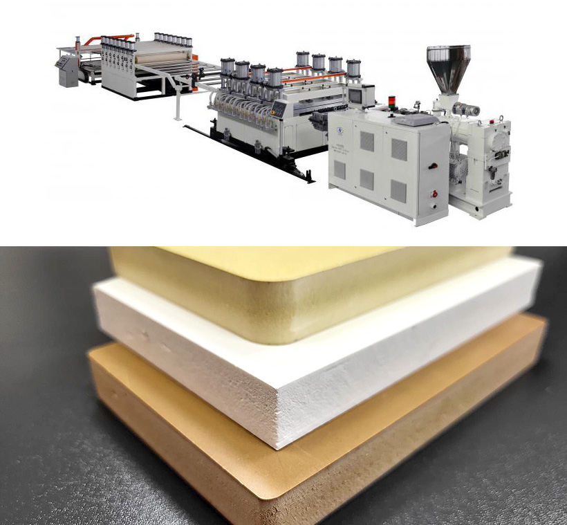 Экструзионная линия для выпуска вспененных ПВХ-листов «ЯЛУКС-Групп» 