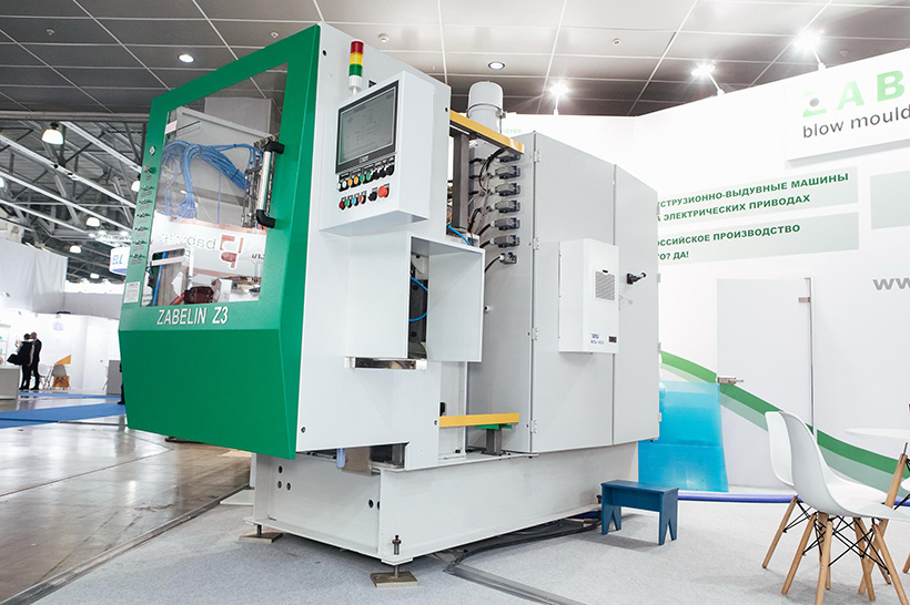 Первая российская электрическая выдувная машина ZABELIN Z3