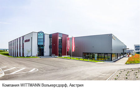 Компания WITTMANN Волькерсдорф, Австрия Компания WITTMANN Волькерсдорф, Австрия